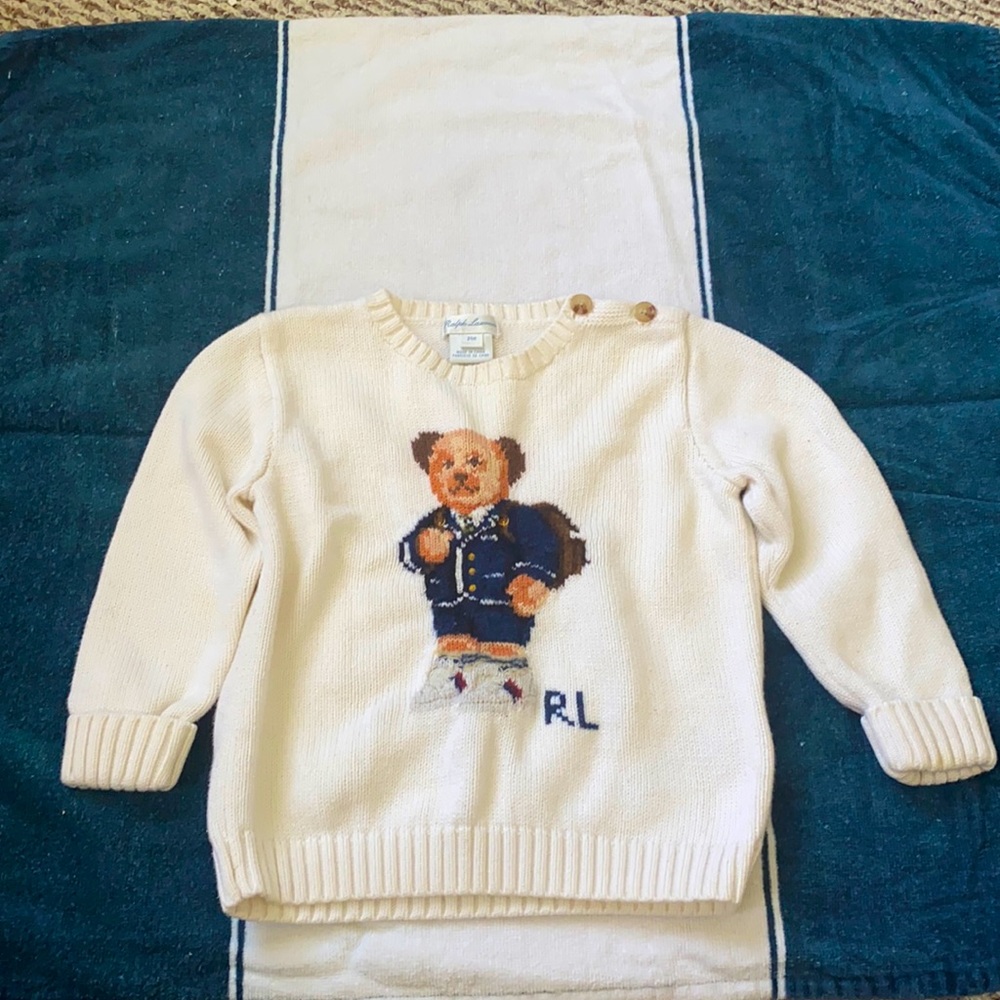 Cream Polo sweater good condition